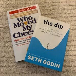 2 Self help books: Who Moved My Cheese? And The Dip